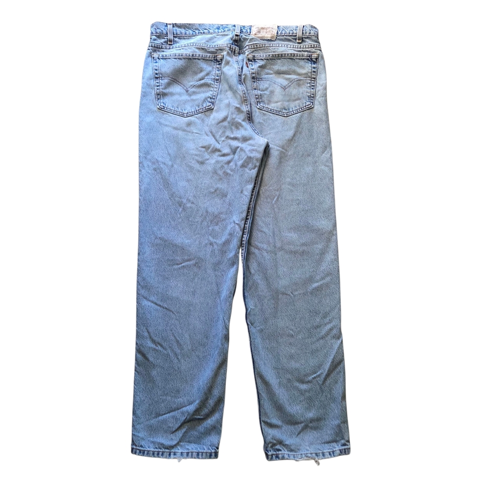 Vintage Levi’s 540 Brown Tab Men’s Relaxed Fit Light Wash Denim Jeans W36 90s US